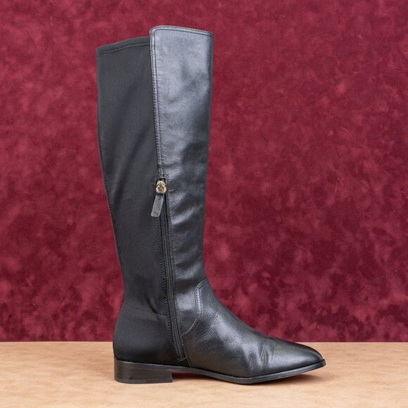 Louise et Cie Women Verdi Riding Zip Flexible Black Leather Boots sz 9US EUR40 - Picture 10 of 10